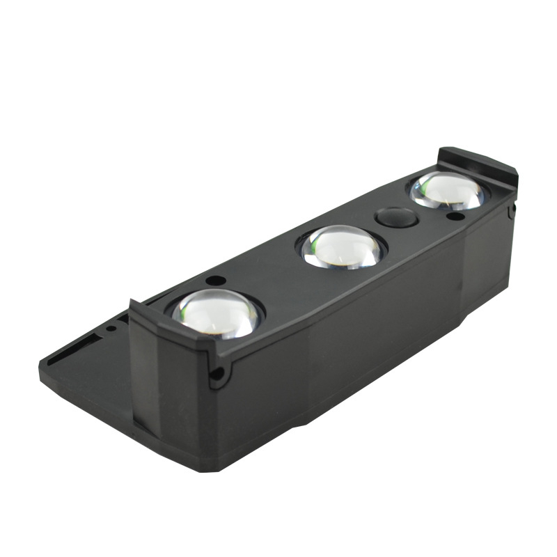Solárna nástenná lampa pre exteriér, dvor a záhrady, 3 LED – dekoratívne vonkajšie osvetlenie steny
