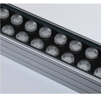 LED vonkajšie vodotesné svetlo na fasády budov, projekčné a umývacie svetlo, farebná zmena, lúč 30°, dĺžka 980 mm, IP66, 24V