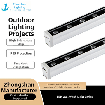 LED 220V viacfarebné steny umývacie svetlo pre vonkajšie použitie, IP67, lineárne osvetlenie
