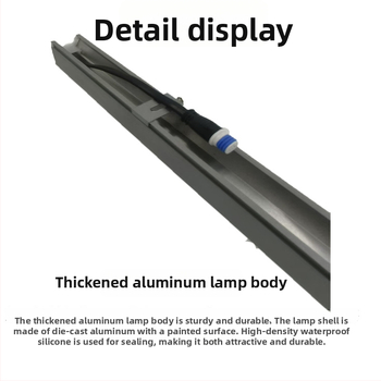Vodeodolné LED lineárne osvetlenie pre umývanie steny s PC krytím, nízka spotreba, kontúrné osvetlenie pre hotely, parky a mosty, 512 LED