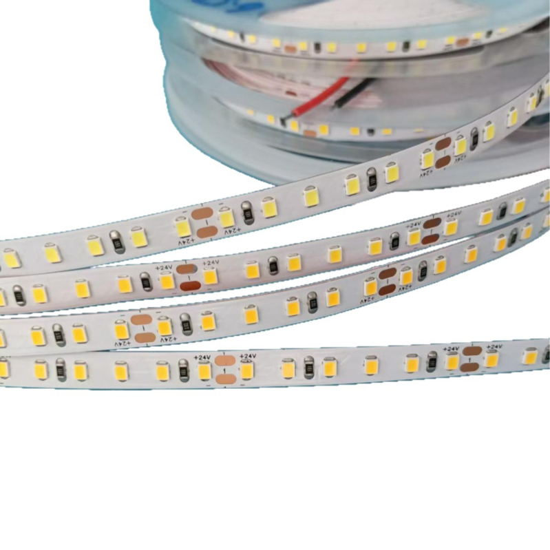 2835 LED traka za dnevni boravak, 12V/24V, bez treperenja, samoljepljiva, linearna rasvjeta malog napona