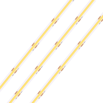 COB LED niskonaponska samoljepljiva fleksibilna LED traka za stropne kanale, linearno osvjetljenje s dvostrukom temperaturom boje i inteligentnim upravljanjem