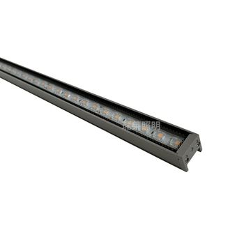 LED линейна светлина за външно осветление, водоустойчива IP65, фасадно осветление с wall washer, алуминиев корпус, контурно осветление на сграда, модел Line light 2829, 24V, 120°