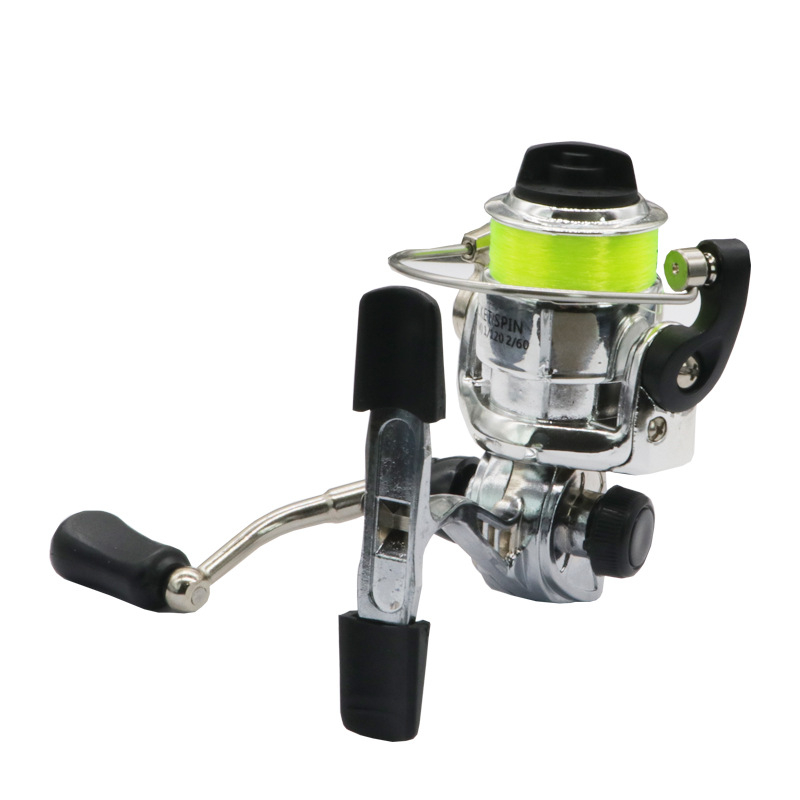 Mini metalni spinning kolut za ribolov – džepne veličine, za bacanje i spinning