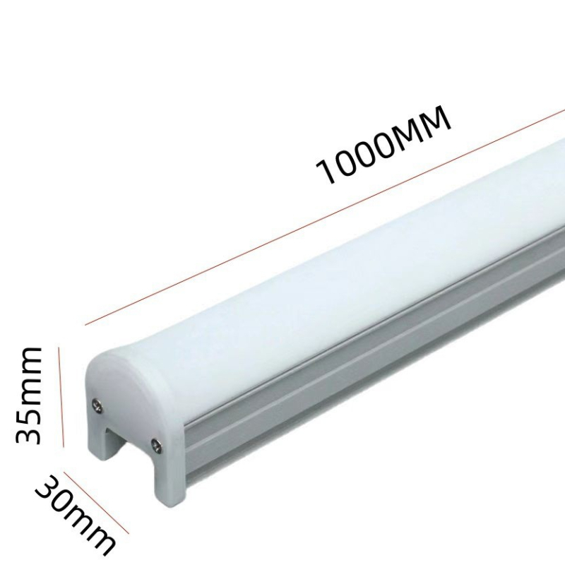 Външно водоустойчиво LED линейно осветление за контурно осветление на фасадата, DMX512, 1 м, IP65
