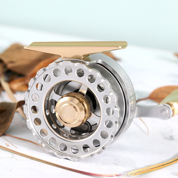 Fishing Reed 50 druga generacija ledeni kolut s magnetskim kočnicama, potpuno metalni, raft stil, s drag sustavom i mikro olovom