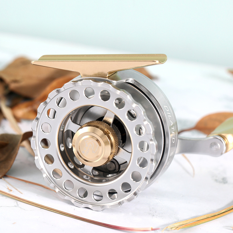 Fishing Reed 50 druga generacija ledeni kolut s magnetskim kočnicama, potpuno metalni, raft stil, s drag sustavom i mikro olovom