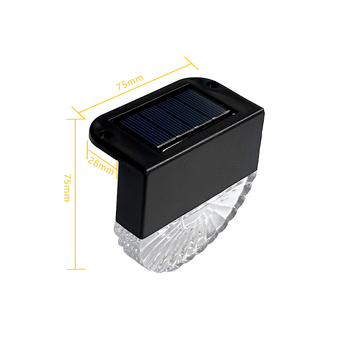 Vanjska solarna LED svjetiljka za ograde i stepenice – vodootporna rasvjetna svjetiljka za dvorište vile
