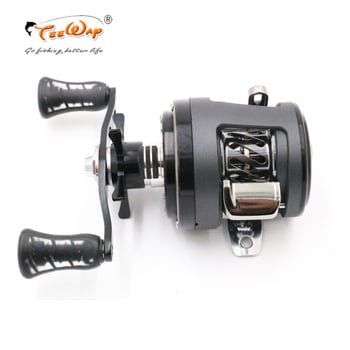 TEEWAY BKS51 Mikro baitcasting mulinet, veličina dlana, duboki bubanj, stil bubnja