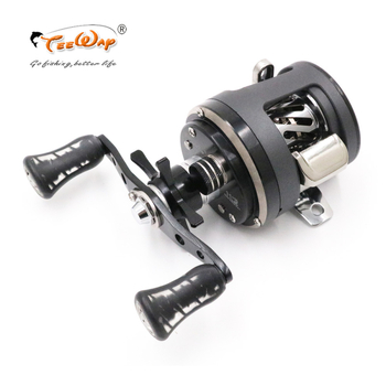 TEEWAY BKS51 Mikro baitcasting mulinet, veličina dlana, duboki bubanj, stil bubnja