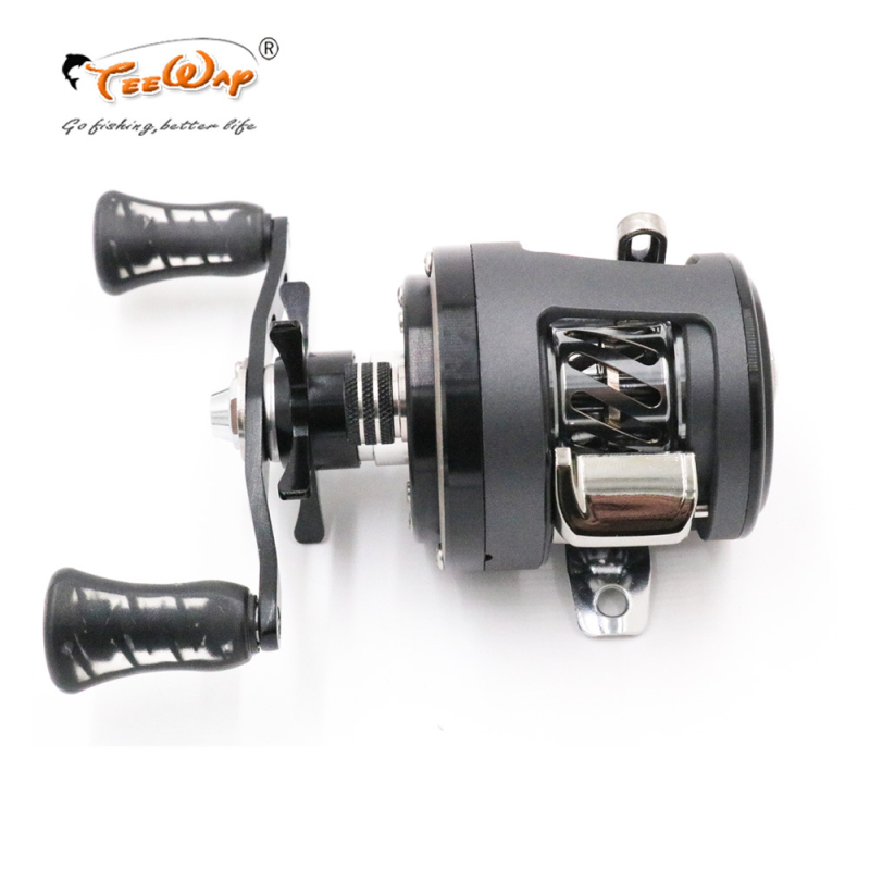 TEEWAY BKS51 Mikro baitcasting mulinet, veličina dlana, duboki bubanj, stil bubnja