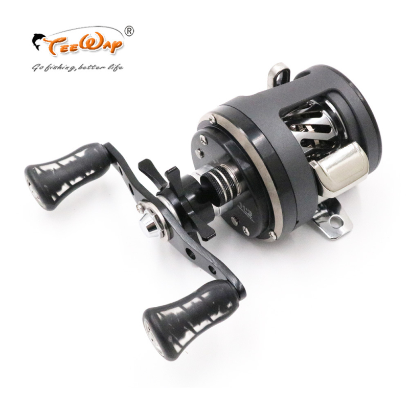 TEEWAY BKS51 Mikro baitcasting mulinet, veličina dlana, duboki bubanj, stil bubnja
