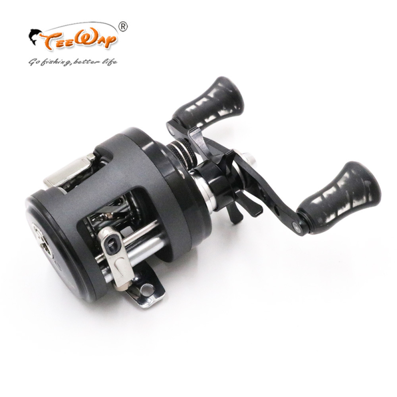 TEEWAY BKS51 Mikro baitcasting mulinet, veličina dlana, duboki bubanj, stil bubnja