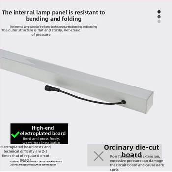 LED външна линейна светлина за фасади, DMX512, IP65, алуминиев корпус, дължина 1 м