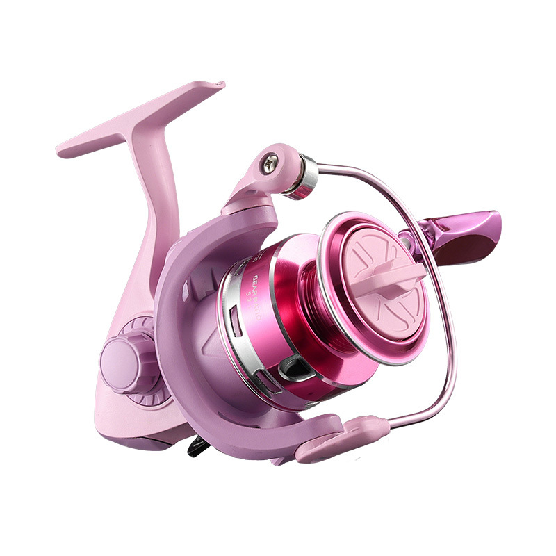 Qicheng Macaron spinning kolut za pecanje, dugi dometi bacanja, svestran, metalna špulna