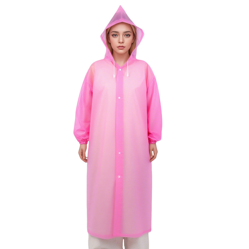 EVA kišni kaput za cijelo tijelo, produžen i debeli, unisex, za vanjsku upotrebu