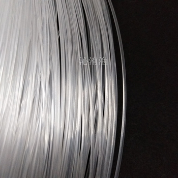Najlon ribolovni konac, 0,1–2,0 mm, bijela prozirna, rubni konac za odjeću
