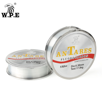W.P.E Fluorokarbonom premazana glavna ribolovna linija, 150 m, nosivost 40 kg, karbonska vlakna, promjer 0.20–0.60 mm