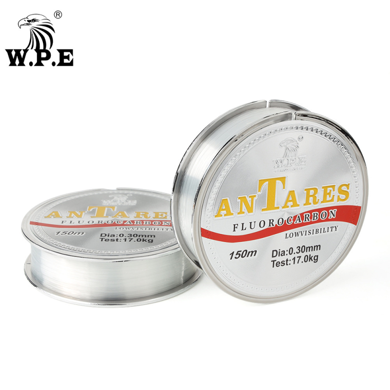 W.P.E Fluorokarbonom premazana glavna ribolovna linija, 150 m, nosivost 40 kg, karbonska vlakna, promjer 0.20–0.60 mm