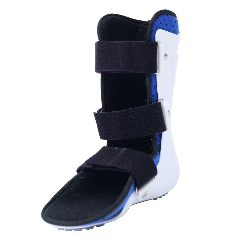 Boka immobilizáló sín talptámogatással, törés- és ficam utáni felépüléshez — járócipő