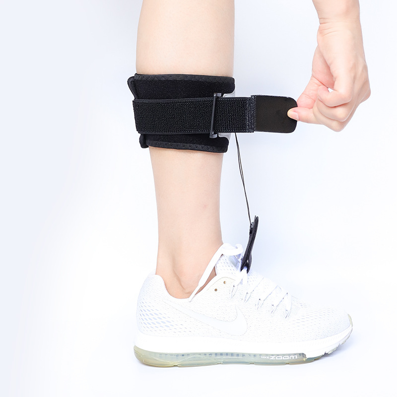 Gležnja ortoza s rotirajućim pojasom za podizanje stopala, Velcro zatvarač, prilagodljiva kompresija, sportska podrška za valgus