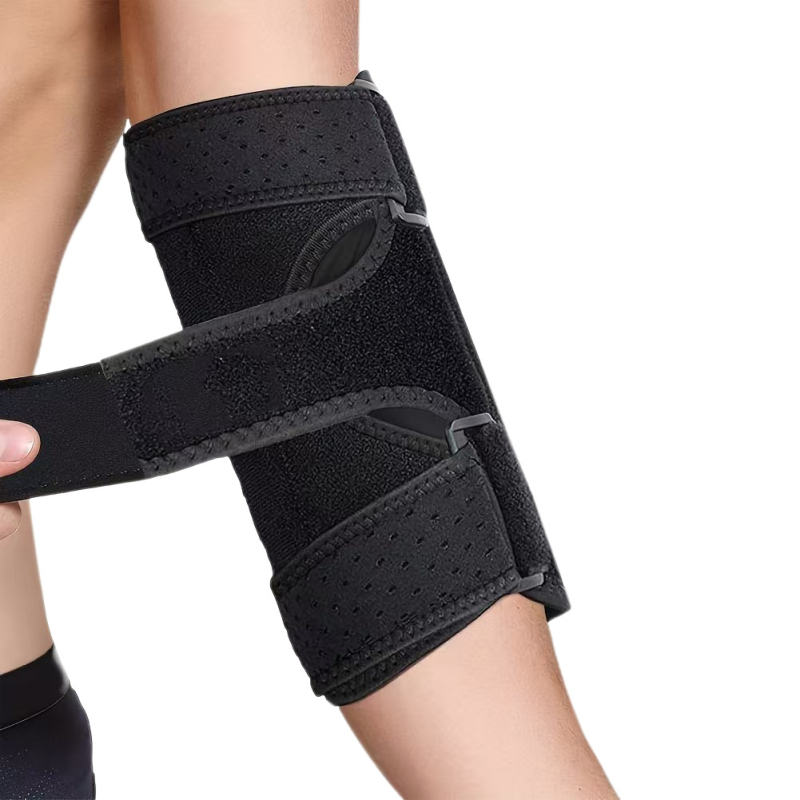 Zaštita lakta s čeličnom pločom za fitness i košarku, podesiva kompresija, prozračna, demontažna čelična ploča