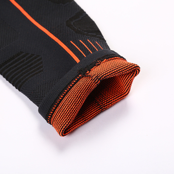 Jacquard pleteni zaštitnik za lakat, prozračan, četverostruki elastični pojas, mekana sportska zaštita lakta