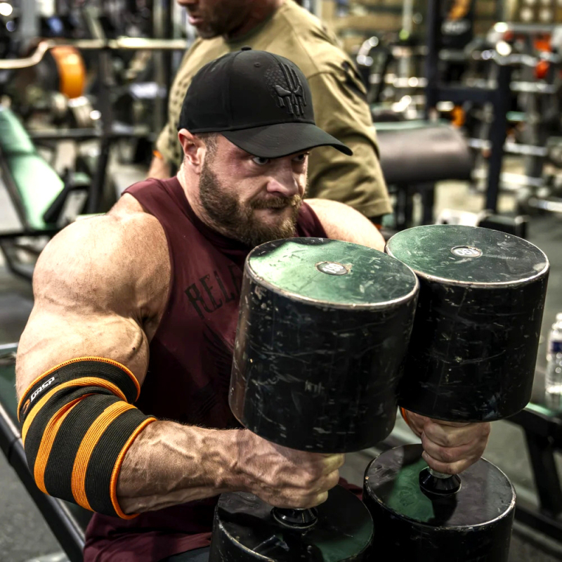 Gasp Power rukavi za lakat – dvostruko pleteni najlonski štitnici za bodybuilding i powerlifting