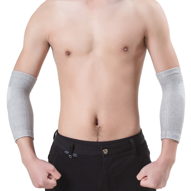 Zaštitnik lakta od bambusovog ugljena, četverostruko rastezljiv, unisex, prozračan i topao