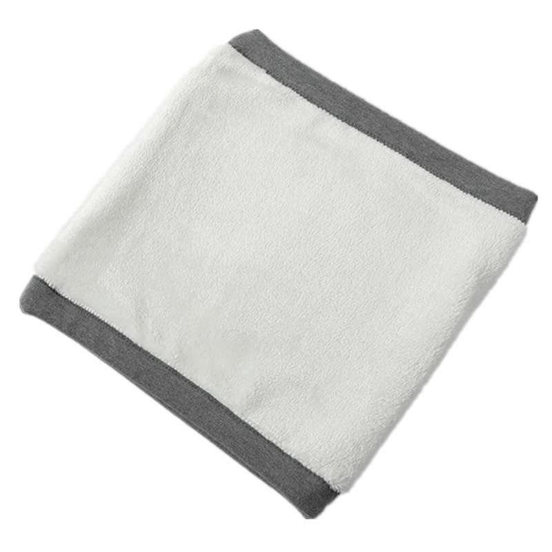 Pamučni pleteni pojas za struk s flek podstavom, topao za jesen/zimu, unisex, debeli pojas za zaštitu želuca i trbuha
