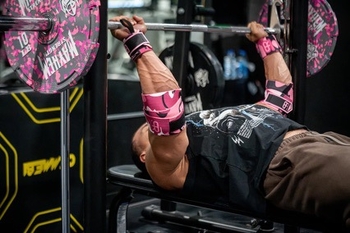Powerlifting lakatni omotač s kamuflažnim mozaik dizajnom