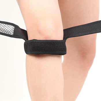 Patelarna traka za koljeno s zaštitnim jastučićima za trčanje i fitness