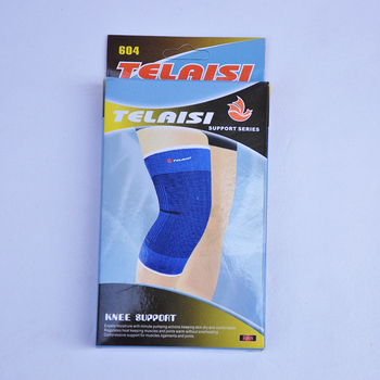 Plavi pleteni štitnici koljena za sport