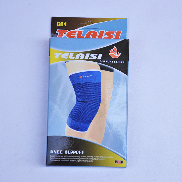Plavi pleteni štitnici koljena za sport