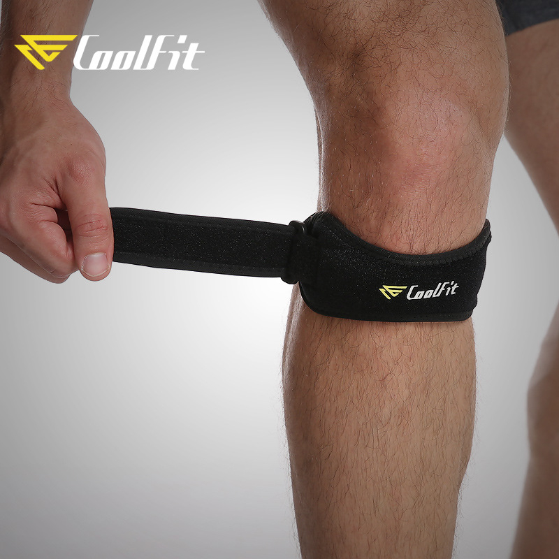 CoolFit zaštita koljena s kompresijom patelle za vanjsku vožnju bicikla, planinarenje i košarku