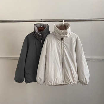 ED26 Novi model, nadahnut Gao Yuanyuan: parkas s visokim ovratnikom, dvostrani, topli krzneni kaput, mink velvet