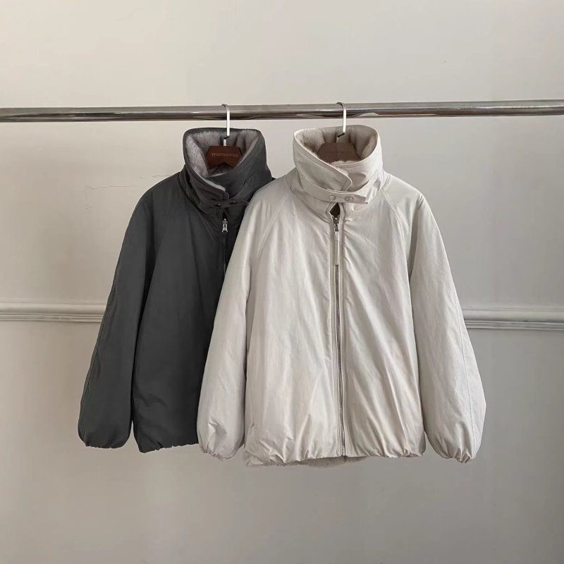 ED26 Novi model, nadahnut Gao Yuanyuan: parkas s visokim ovratnikom, dvostrani, topli krzneni kaput, mink velvet