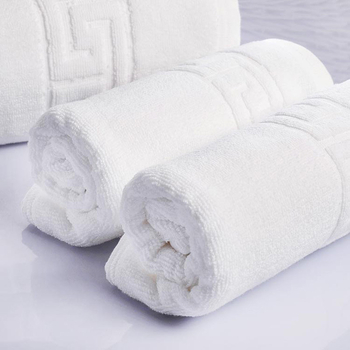 Bijeli hotelski ručnik od 100% pamuka, upija, mekan i nježan prema koži, spa ručnik za kupanje, debeli