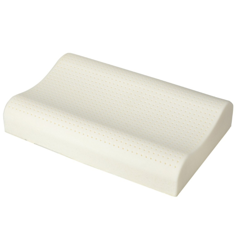Miandi jastuk od prirodnog lateksa s Talalay tehnologijom, valovitog oblika, perivi, darovna ambalaža, visina 10-15 cm, težina 1,0-1,5 kg, 90% lateksa, pogodan za sve pozicije spavanja