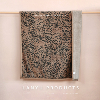 Deka od flanel s leopard printom za kauč, ured, dremanje i kampiranje na otvorenom