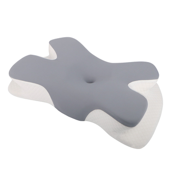 Jastuk od memorijske pjene u obliku leptira, ergonomska potpora vrata, podesiva visina 10–15 cm.