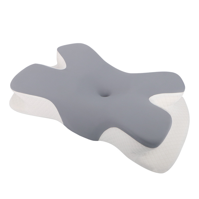 Jastuk od memorijske pjene u obliku leptira, ergonomska potpora vrata, podesiva visina 10–15 cm.