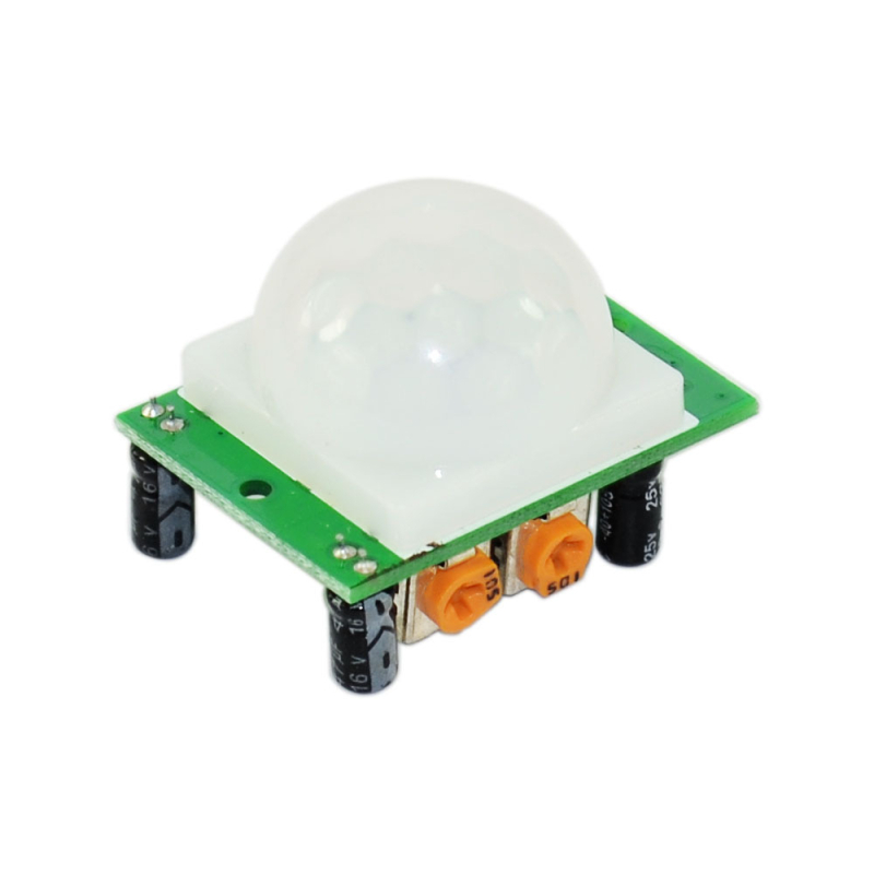 HC-SR501 PIR modul s pyroelektričnim senzorom, PCB zelena ili plava opcija