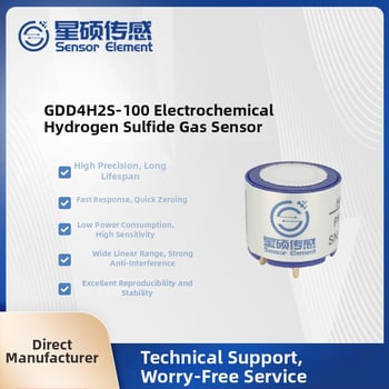 Star Sensor GDD4H2S-100 Elektrochemický senzor vodíkového sulfidu pre priemyselné a banícke prostredie