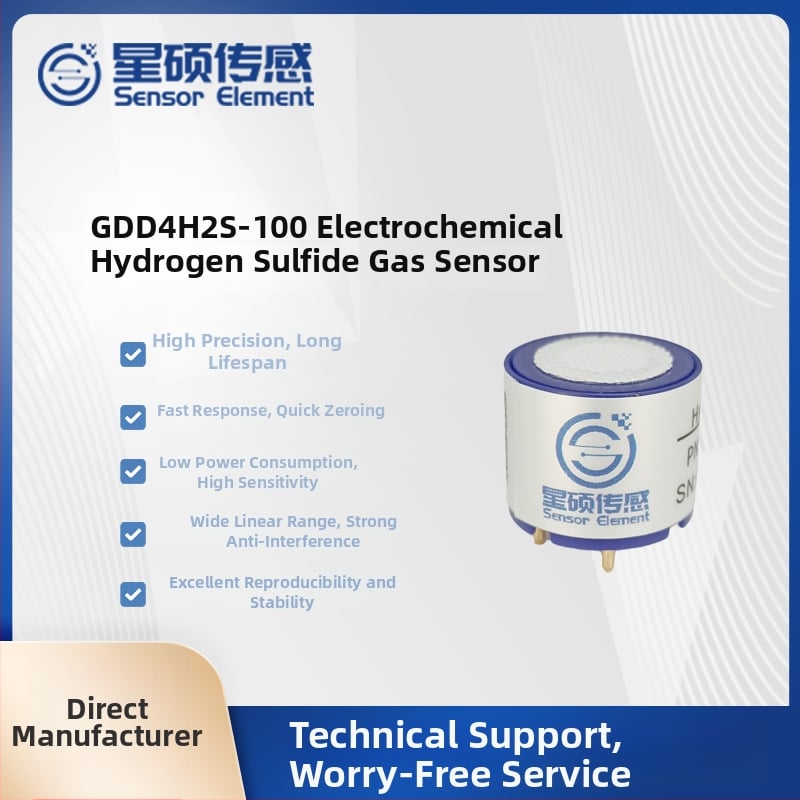 Star Sensor GDD4H2S-100 Elektrochemický senzor vodíkového sulfidu pre priemyselné a banícke prostredie