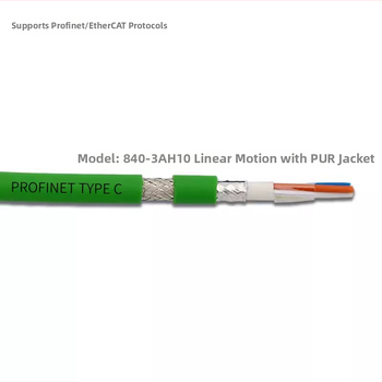 Priemyselný Cat6A kábel s dvojitou ochranou, vysokoflexibilný drag-chain kábel pre Profinet servo, 8 jadier, 5 Gbps