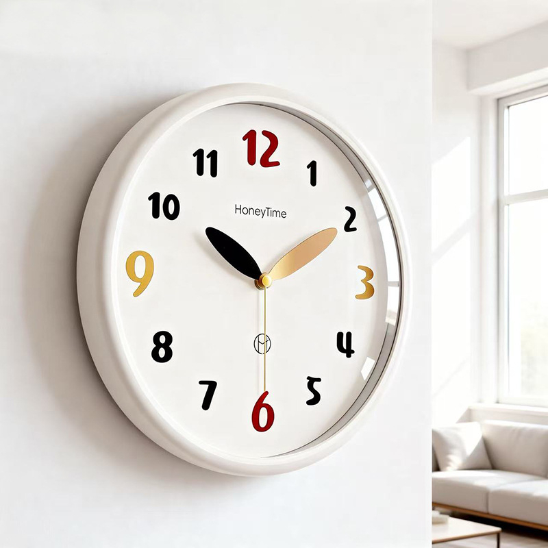 Premium zidni sat s modernim minimalističkim dizajnom, kreativni kućni zidni sat, tih, montaža bez bušenja