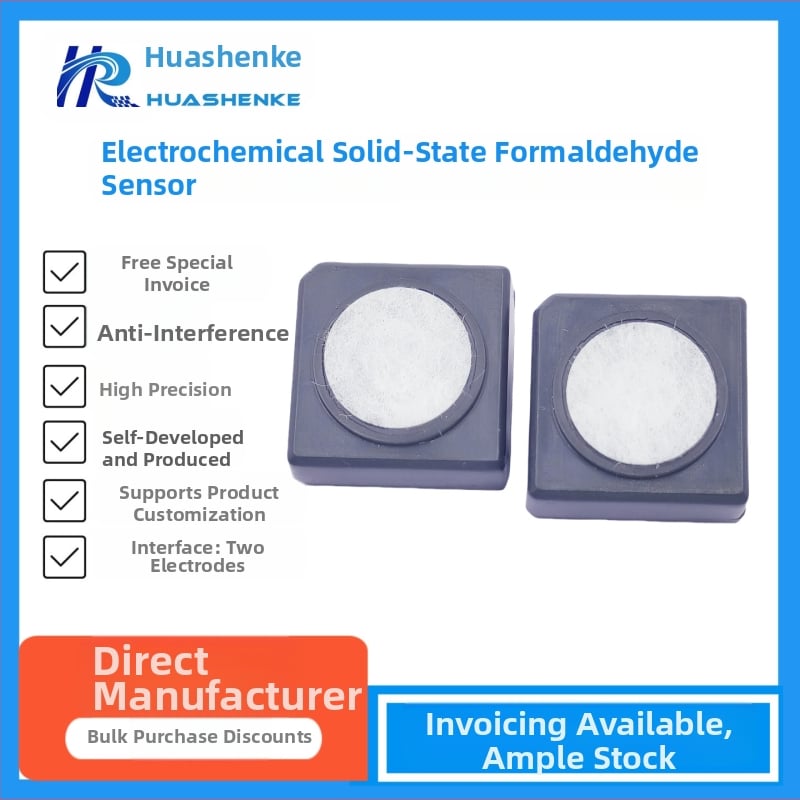 Huashenke HH-2CH2O-5 Elektrokemický senzor formaldehydu, senzor kvality ovzdušia, VOC vysielač, ekologicky inteligentný