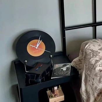Zidni sat od vinilne ploče sa zalaskom sunca - vintage DIY dekor za kafić, bar i dnevni boravak