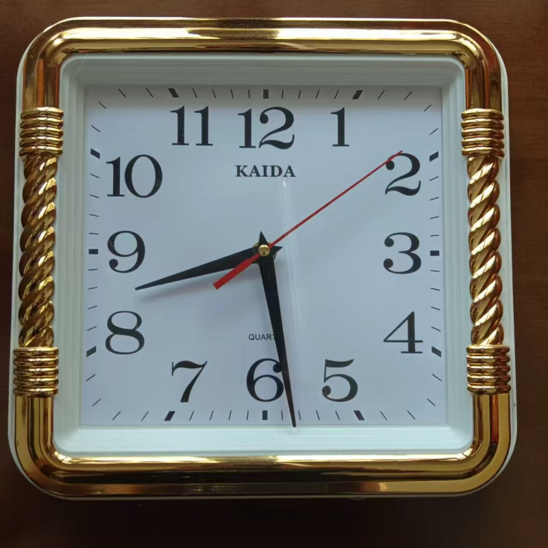 Keda pravokutni zidni sat, kvarc, za dnevni boravak i spavaću sobu, nordijski minimalistički stil